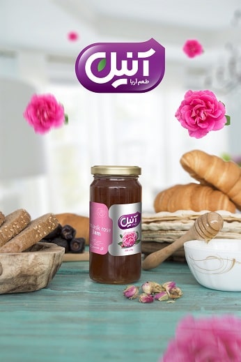 مربای گل محمدی  Rose Flower Jam 300g | شرکت آریا شور