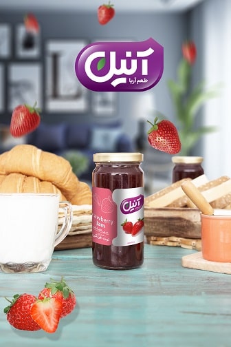 مربای توت فرنگیStrawberry Jam 300 g | شرکت آریا شور