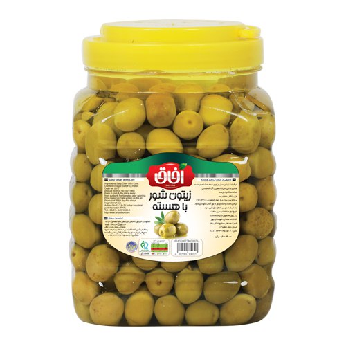 زیتون شور با هسته Salty Olives With Core  2500 g | شرکت آریا شور