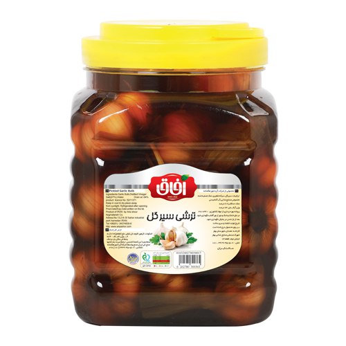 ترشی سیرگل Pickled Garlic Bulb  2500 g | شرکت آریا شور