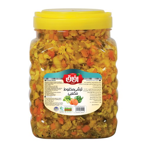 ترشی مخلوط مکعبی  Pickled Mixed  2500 g | شرکت آریا شور