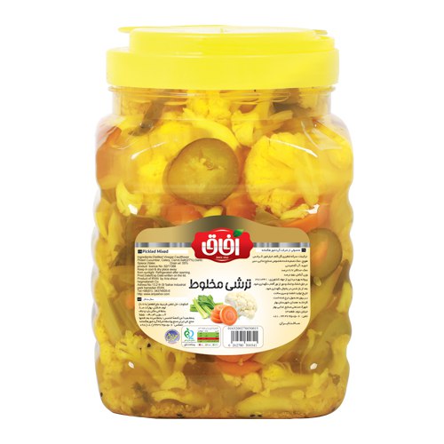 ترشی مخلوط  Pickled Mixed 2500 g | شرکت آریا شور