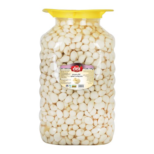 ترشی سیر حبه بدون پوست (مروارید)  Pickled Garlic Whitout Skin (pearl)  10 Kg | شرکت آریا شور