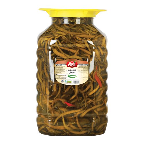 ترشی فلفل سوزنی  Pickled Pepper  10 Kg | شرکت آریا شور