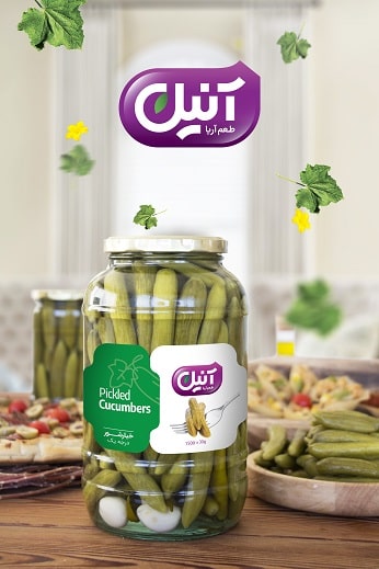 خیارشور ویژه  Pickled Cucumbers 1500 g | شرکت آریا شور