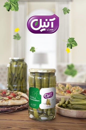 خیارشور سوپر ویژه  Pickled Cucumbers 680 g | شرکت آریا شور