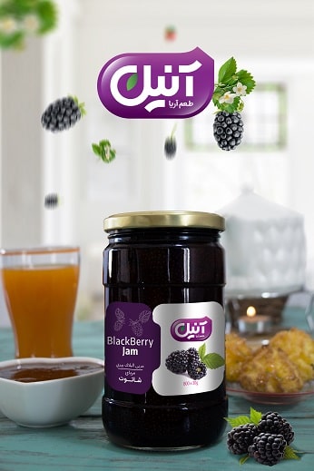 مربای شاتوت  Blackberry Jam 800 g | شرکت آریا شور