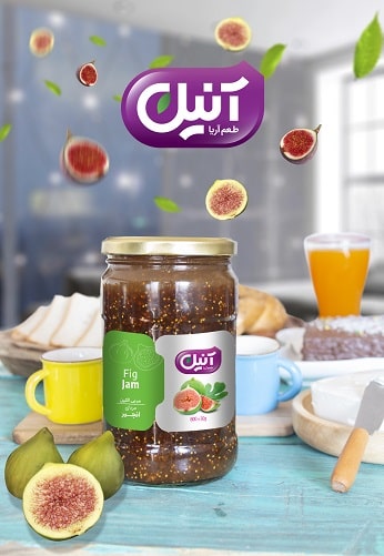 مربای انجیر  Fig Jam 800 g | شرکت آریا شور